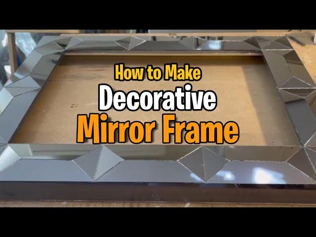 Easy Making DIY Mirror frame; Amazing Mirror Frame idea; Modern Persian Handicrafts