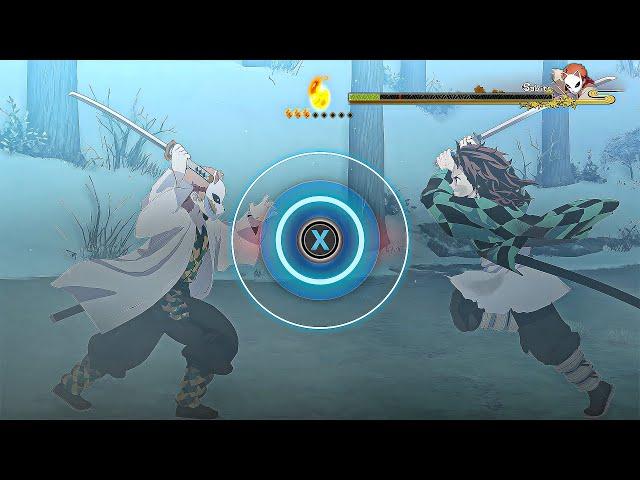 Tanjiro VS Sabito - Demon Slayer The Hinokami Chronicles | gameplay (4K 60fps)