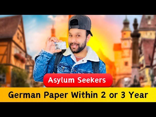 German Asylum Seekers paper within 2 or 3 years Ausbildung visa