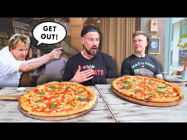 GORDON RAMSAY INVITED US TO BEAT BeardMeatsFood 48 SLICE PIZZA RECORD – HE WASN’T READY!