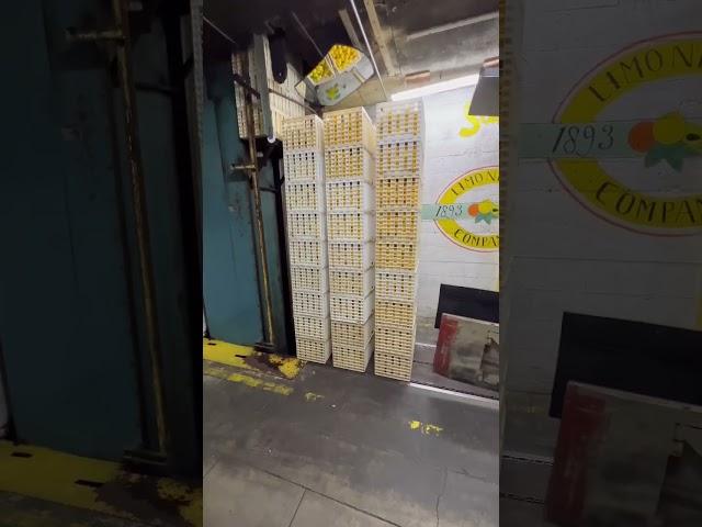 Lemon storage tote stacker
