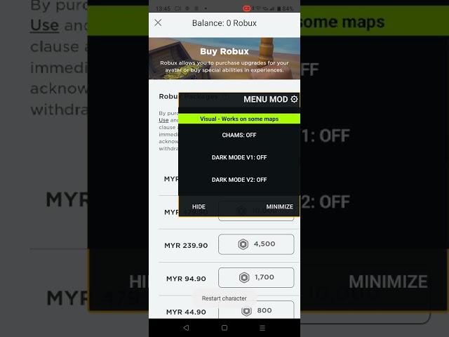 Roblox mod menu APK