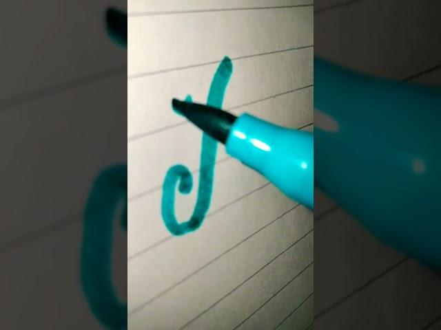 How to write "R" in  calligraphy |#shorts #calligraphy