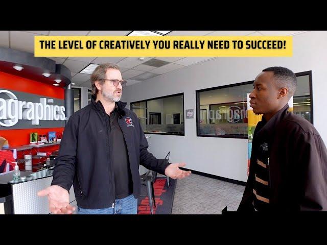 Meeting An Entrepreneur Who Runs A Successful Graphic Design Business