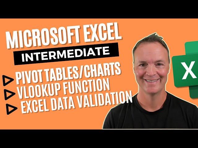 Intermediate Microsoft Excel Tutorial - Level Up! 