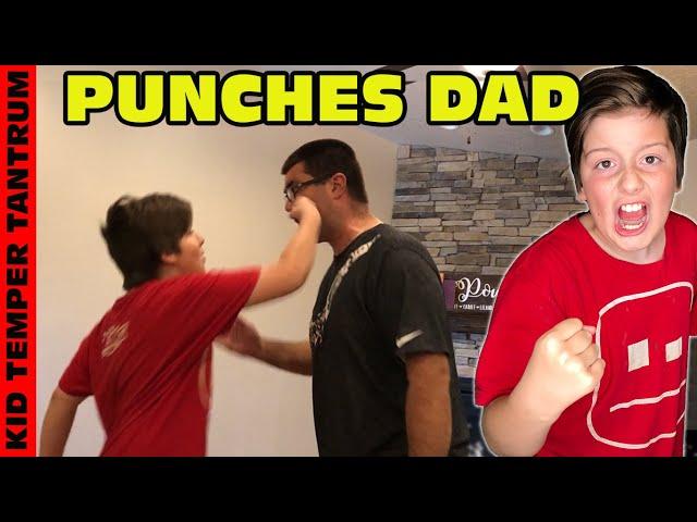 Kid Temper Tantrum Punch Dad In Face - Storyfire Version