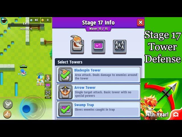 Archero Tower Defense Stage 17 Guide!