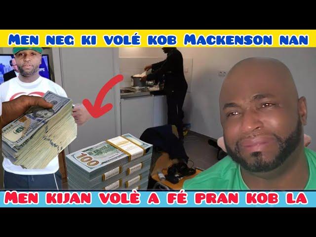 Mackenson NBS jwenn prèv ke se Moun Hôtel la ki volé kòb li an