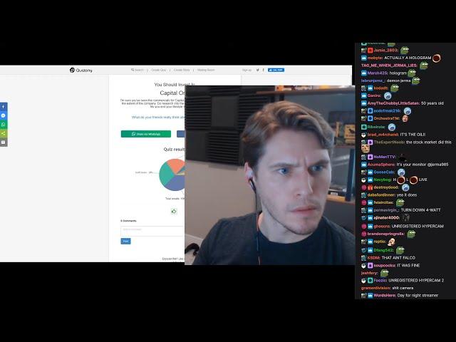 Jerma Streams [with Chat] - Online Tests