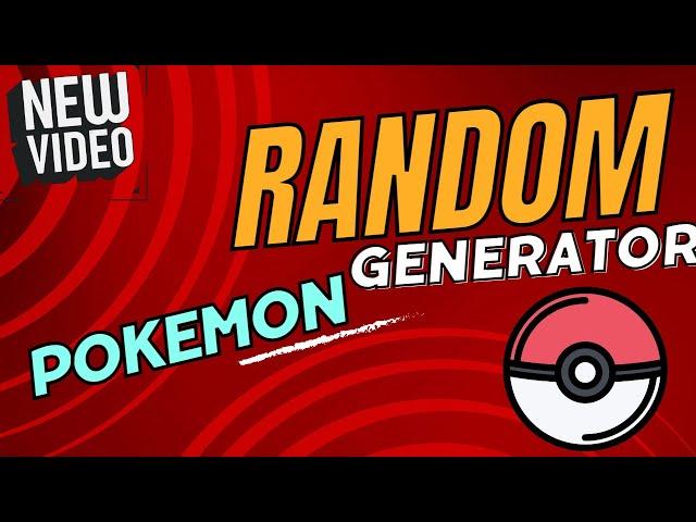 Random Pokemon Generator