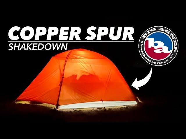 Big Agnes COPPER SPUR HV UL3 - SHAKEDOWN Camping Trip - Did we FREEZE??