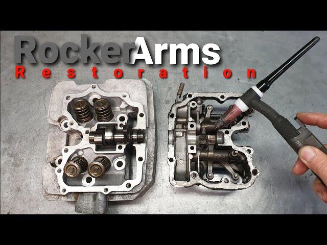 Restoration of rocker arms + DLC coating - cylinder head from Honda TRX 350cc