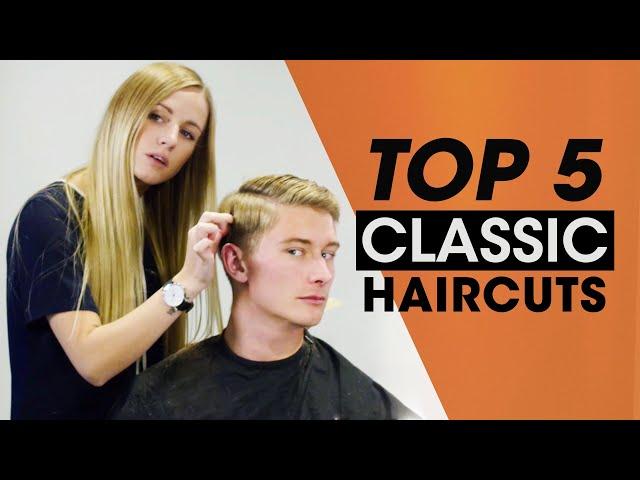 Top 5 Classic Mens Hair Tutorials - Haircut & Hairstyle