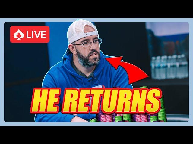 VIRAL Poker Player Is BACK On The Felt! LIVE Poker With Mr.Dr.Batman