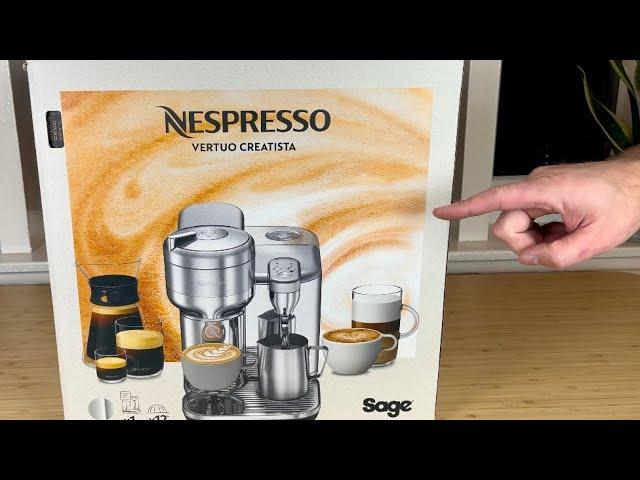 Nespresso VERTUO CREATISTA UNBOXING, FIRST USE & INITIAL REVIEW | Vertuoline Coffee Machine Reviews