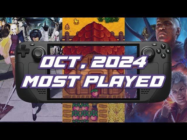 TOP 20 Most Played Steam Deck Games for October 2024 Revealed