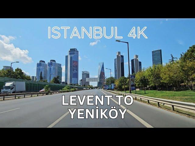 Istanbul 4K Drive from Levent to İstinye and Yeniköy Virtual Drive and Sightseeing Tour