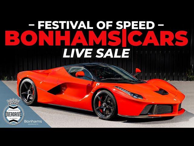 Bonhams|Cars Goodwood Festival of Speed auction | Live stream