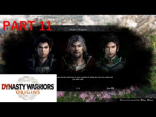 Choosing between 3 'Hero'  |  (HERO DIFFICULTY) DYNASTY WARRIORS ORIGINS  - GAMEPLAY PART 11