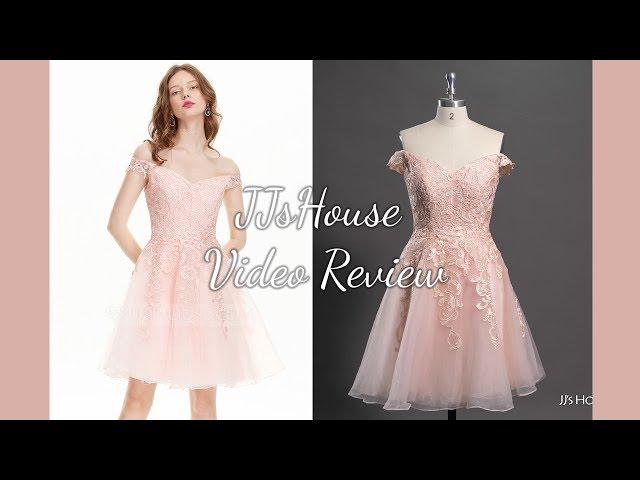 Romantic Off The Shoulder Tulle Homecoming Dress - JJsHouse