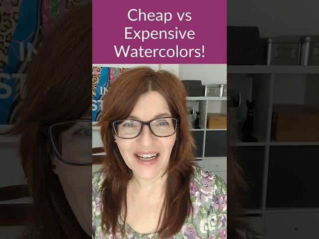 CHEAP vs Expensive Watercolors - Swatched and Compared!