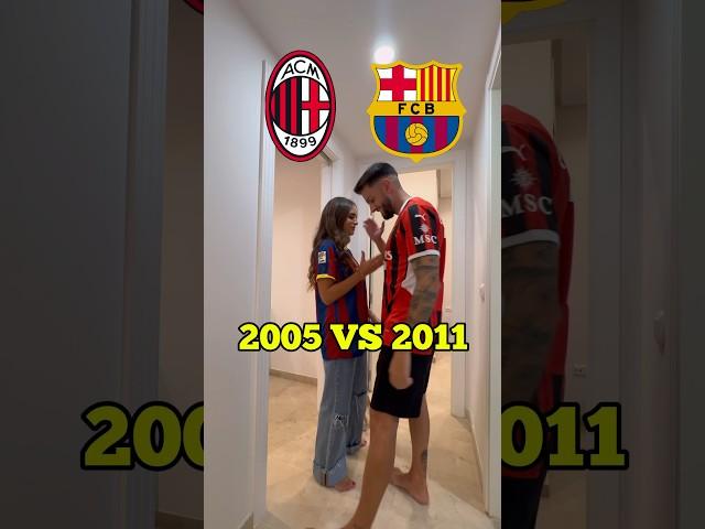 COMPARANDO PLANTILLAS (AC MILAN VS FC BARCELONA) #acmilan #fcbarcelona #cules #rossoneri #messifans