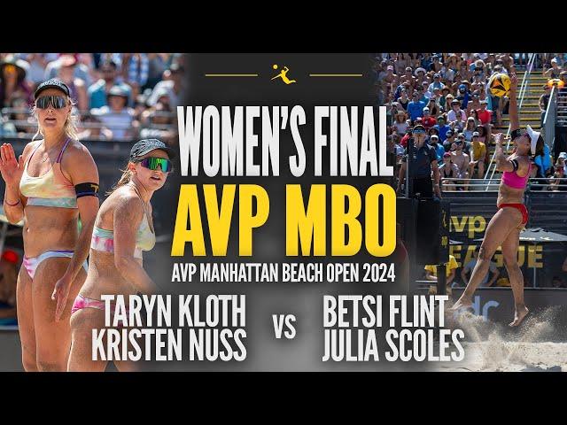 Kloth/Nuss vs Flint/Scoles | FINALS AVP Manhattan Beach Open 2024