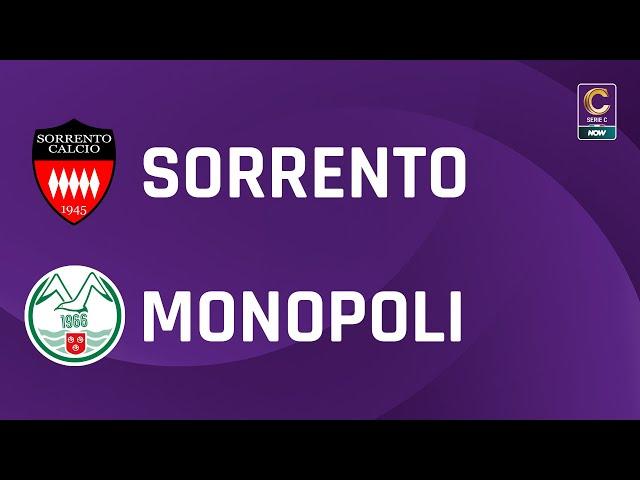 Sorrento - Monopoli 1-2 | Gli Highlights