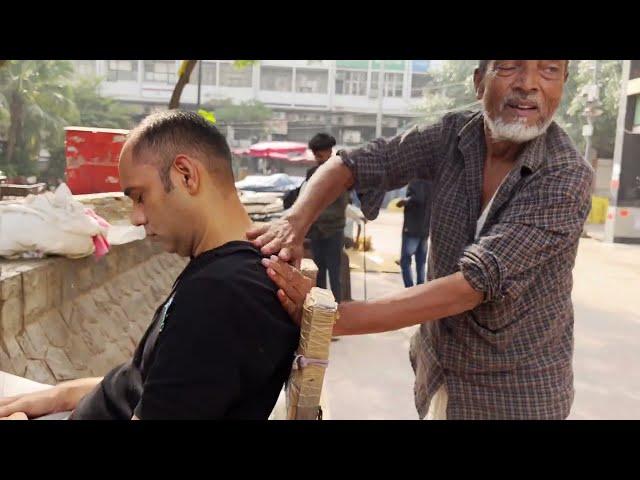 The cosmic massage  | Old Man Amazing Head massage | Indian ASMR | Only $1.20 |