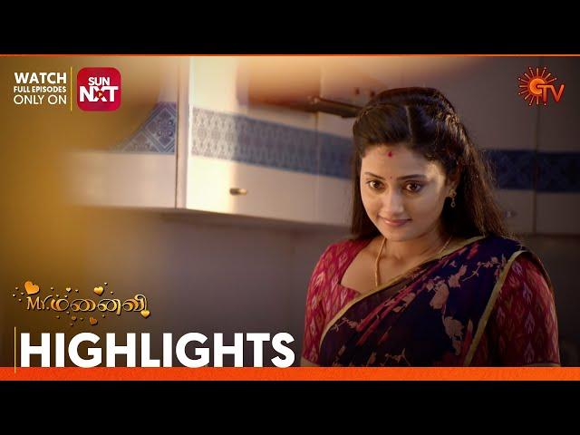 Mr.Manaivi - Highlights | 20 Oct 2024 | Tamil Serial | Sun TV