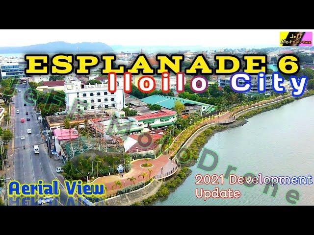 ILOILO CITY ESPLANADE 6 BIKING AND AERIAL VIEW | ILOILO DEVELOPMENT UPDATE 2021 | JEFF MOTODRONE