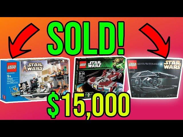 Selling ALL of my USED Lego Star Wars Sets 