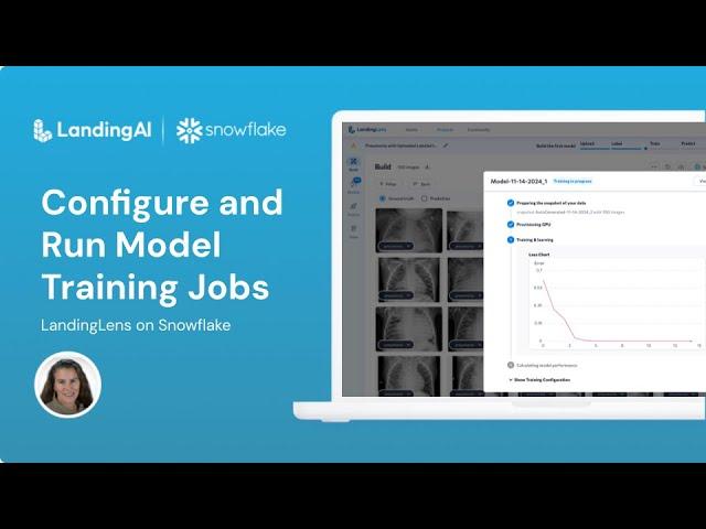 Configure and Run Model Training Jobs | LandingLens on Snowflake