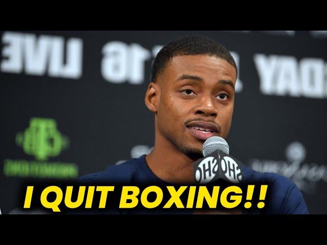 1 HOUR AGO! Errol Spence Jr. Drops BOMBSHELL