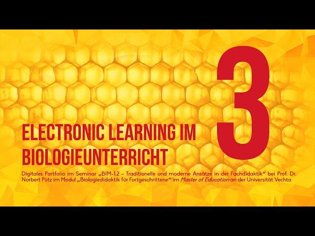 3. E-Learning im Biologieunterricht