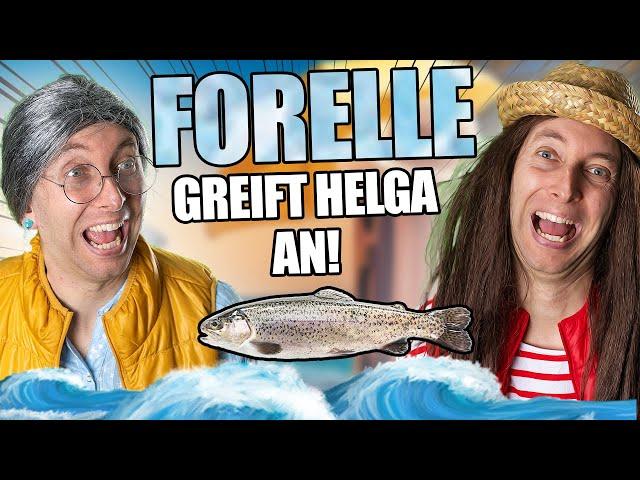 Helga & Marianne - Helga wurde im Urlaub von einer Forelle angegriffen