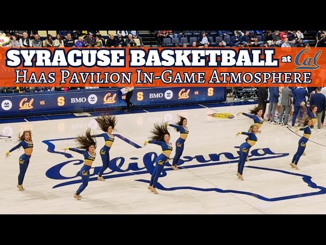 [4K] Syracuse Basketball in California - Haas Pavilion Atmosphere, Cal Dance Team, Cal Band & More