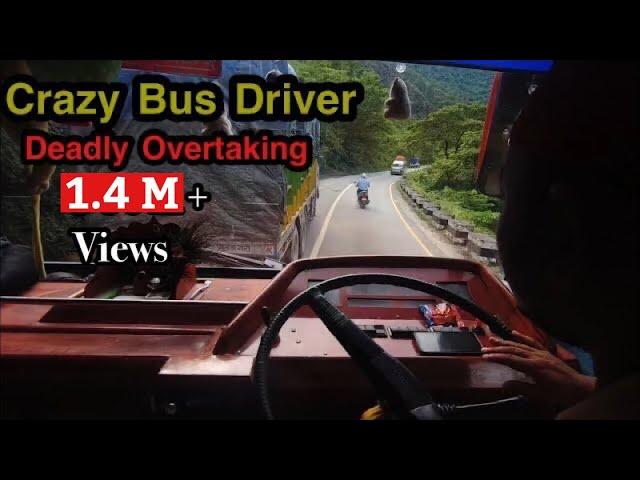 Brutal Bus Ride From Kathmandu To Lamjung, Nepal, Crazy Driving & Overtaking || Wild Buddha vlogs