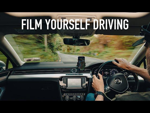 FILM YOURSELF DRIVING - 8 awesome ways to do it!  + 