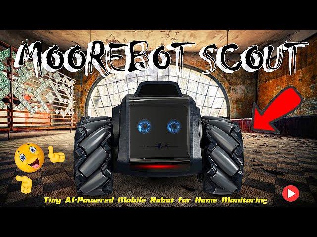 Moorebot Scout - Tiny AI-Powered Mobile Robot for Home Monitoring - Work with Alexa and Google Home
