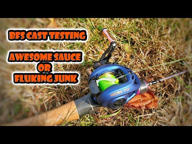 Kingdom Micro Fly MV6 Baitcasting BFS Reel Cast Testing