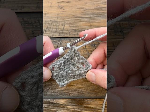 Left Hand: How to Keep Double Crochet Edges Straight #crochetips