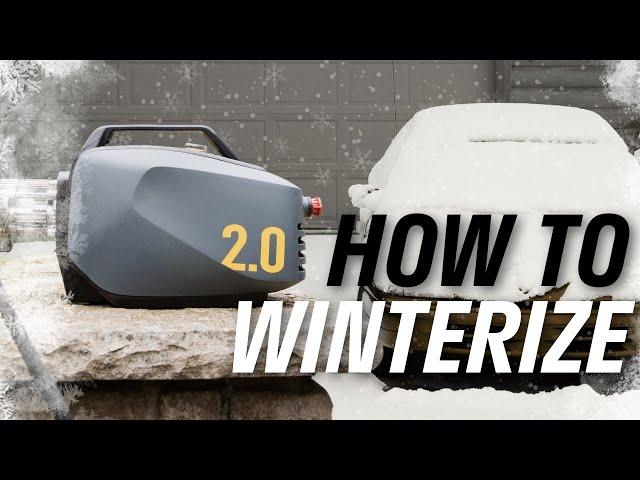 How to Winterize you Pressure Washer | Tutorial in less than a minute