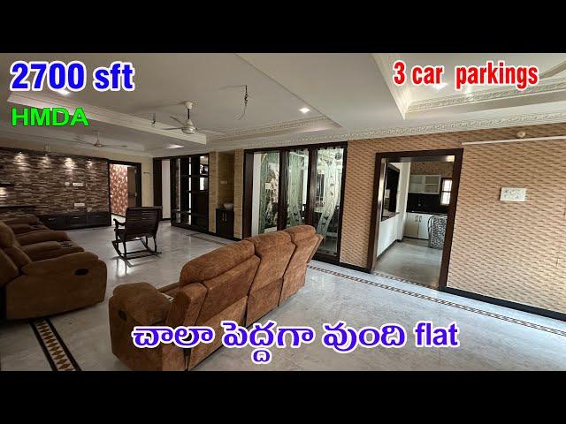 3bhk flat for sale near JNTU metro(p464|| spacious flat||number…6281118626 || sft 2700 #metro