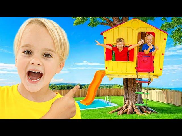 Chris built a Tree Playhouse and other Adventures with friends