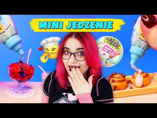 Zrobiłam MINI NAPÓJ i CIASTECZKA  Miniverse Make It Mini Food