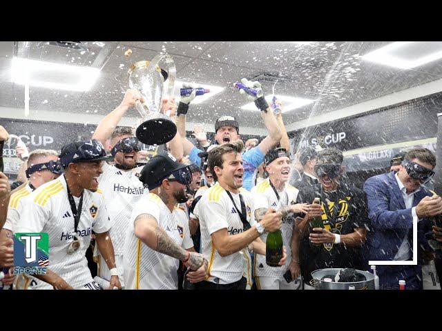 This is how LA Galaxy CELEBRATES their sixth MLS CHAMPIONSHIP!