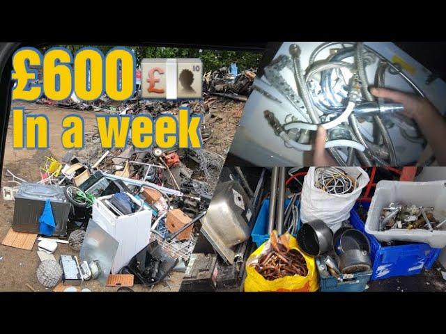 £600 in a week street scrapping collecting scrap metal 