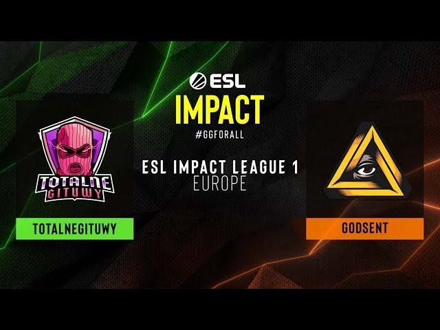 GODSENT vs TotalneGituwy - Map 1 [Nuke] - ESL Impact League S1 - Group B - EU