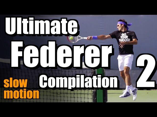 Roger Federer Ultimate Slow Motion Compilation #2 - Forehand-Backhand-Serve - 2013 Cincinnati Open